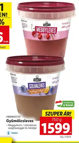 Hmmmaster gyümölcsleves