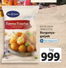 Duc de coeur french style burgonyagolyók