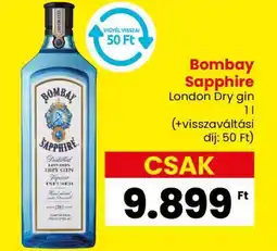 Spar Bombay sapphire london dry gin ajánlat