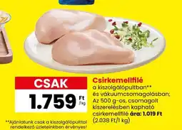 Spar Csirkemellfilé ajánlat