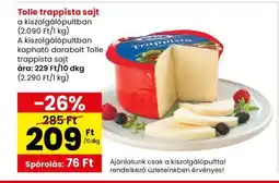 Spar Tolle trappista sajt ajánlat