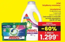 Spar Ariel folyékony mosószer/ mosópárna ajánlat