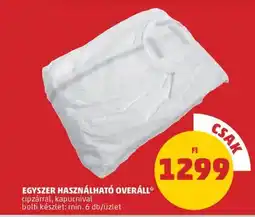 Egyszer használható overáll
