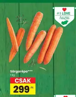 Spar Sárgarépa ajánlat
