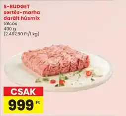 Spar S-budget sertés-marha darált húsmix ajánlat