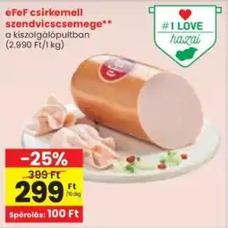 Spar eFeF csirkemell szendvicscsemege ajánlat