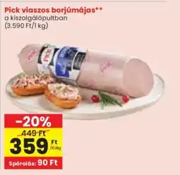 Spar Pick viaszos borjúmájas ajánlat