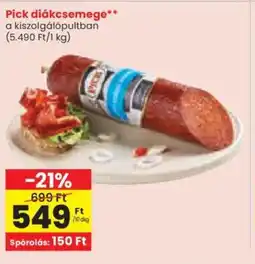 Spar Pick diákcsemege ajánlat