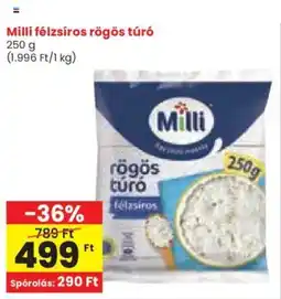 Spar Milli félzsíros rögös túró ajánlat