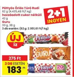 Spar Pöttyös óriás túró rudi ajánlat