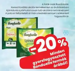 Spar Gyorsfagyasztott Bonduelle termék árából ajánlat