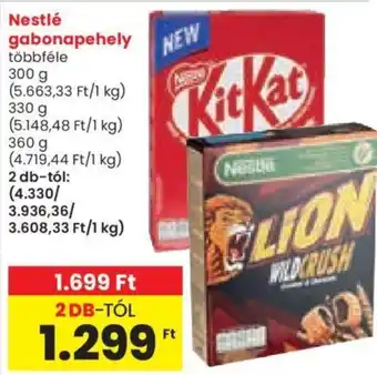 Spar Nestlé gabonapehely ajánlat