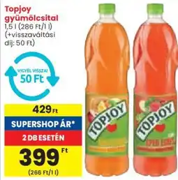 Spar Topjoy gyümölcsital ajánlat