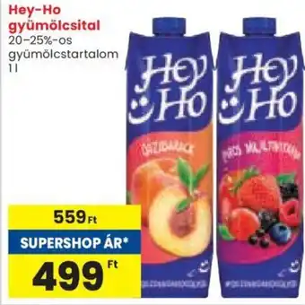 Spar Hey-Ho gyümölcsital ajánlat