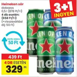 Spar Heineken sör ajánlat