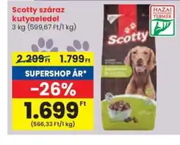 Spar Scotty száraz kutyaeledel ajánlat