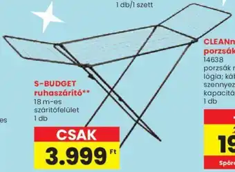 Spar S-budget ruhaszárító ajánlat