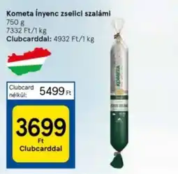 Tesco Kometa Ínyenc zselici szalámi ajánlat