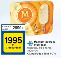 Tesco Magnum jégkrém multipack ajánlat