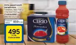 Tesco Cirio passzírozott paradicsom ajánlat