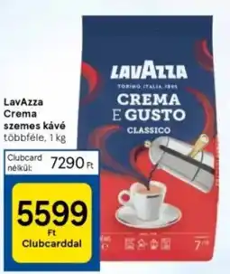 Tesco LavAzza Crema szemes kávé ajánlat