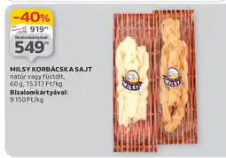 Auchan Milsy korbácska sajt ajánlat
