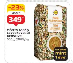 Auchan Mánya tarka leveskeverék gerslivel ajánlat