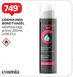Auchan Cosmia men borotvagél ajánlat