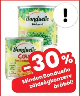 Bonduelle zöldségkonzerv árából
