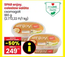 Spar Spar enjoy coleslaw saláta ajánlat