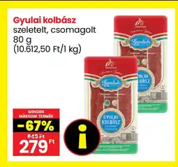 Spar Gyulai kolbász ajánlat