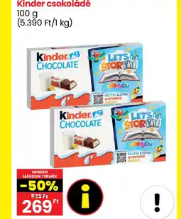 Spar Kinder csokoládé ajánlat
