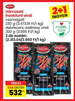 Spar Hámozott frankfurti virsli ajánlat