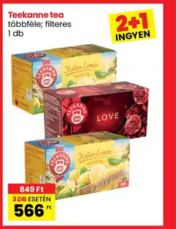 Spar Teekanne tea ajánlat