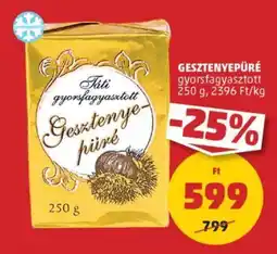 PENNY Gesztenyepüré ajánlat