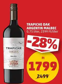 Trapiche oak argentin malbec