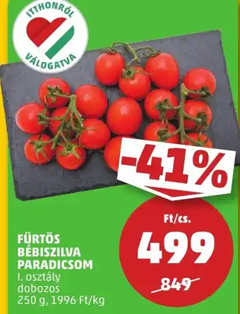 PENNY Fürtös bébiszilva paradicsom ajánlat