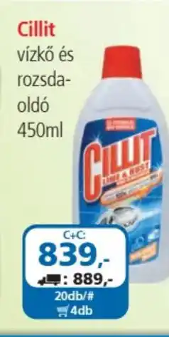 Cillit vízkő és rozsdaoldó