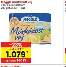Spar Meggle márkázott vaj ajánlat