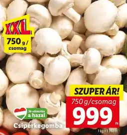 Lidl Csiperkegomba ajánlat