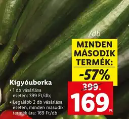 Lidl Kígyóuborka ajánlat