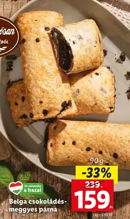 Lidl Belga csokoládés-meggyes párna ajánlat
