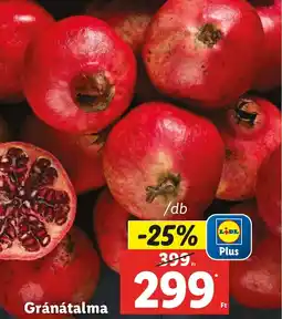 Lidl Gránátalma ajánlat