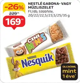 Auchan Nestlé gabona-vagy müzliszelet ajánlat