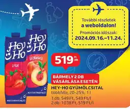 Auchan Hey-ho gyümölcsital ajánlat