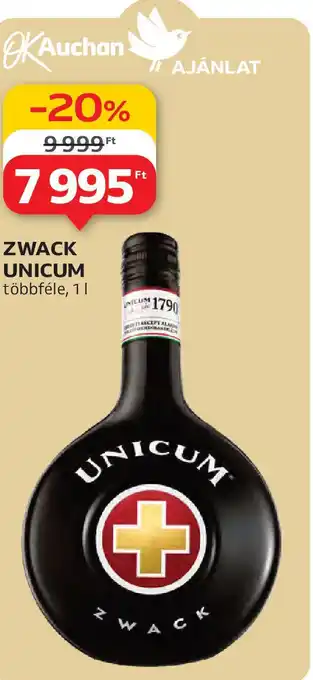 Auchan Zwack unicum ajánlat