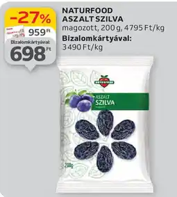 Auchan Naturfood aszalt szilva ajánlat