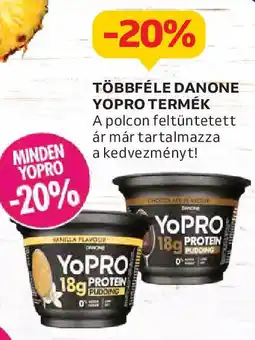 Auchan Többféle danone yopro termék ajánlat