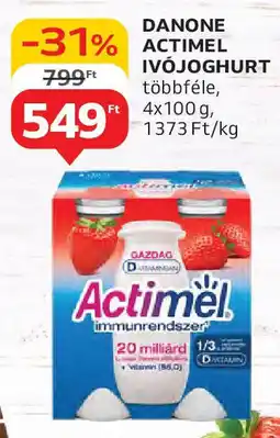 Auchan Danone actimel ivójoghurt ajánlat