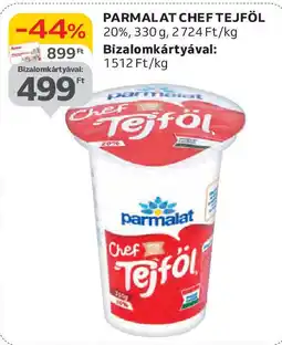 Parmalat chef tejföl